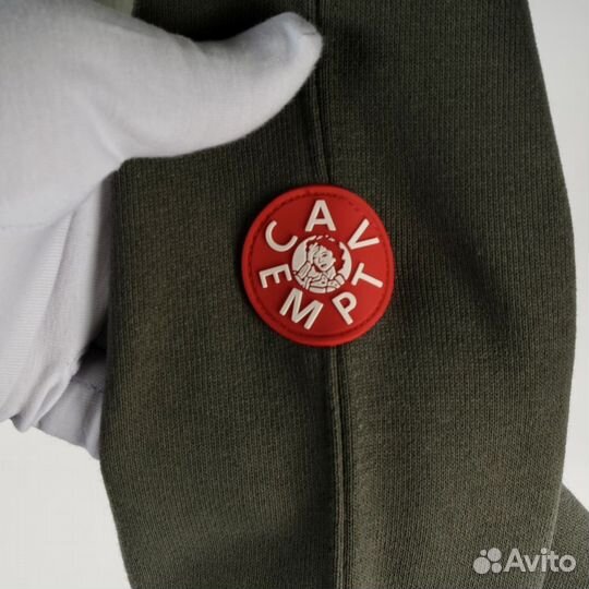 Зип худи cav empt оверсайз серое