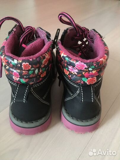 Демисезонные ботинки для девочки 32 р
