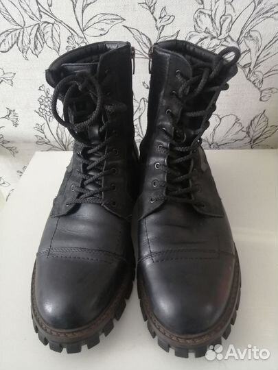 Ботинки зимние кожаные 44