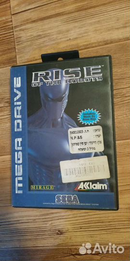Sega Mega Drive 2, Rise of the robots, оригинал
