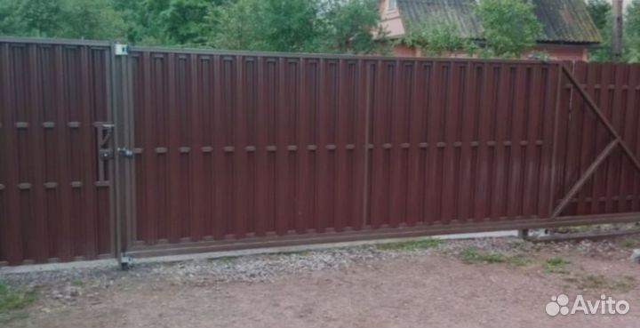 Откатные ворота 