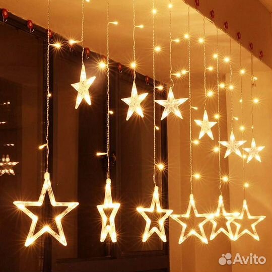 Гирлянда штора