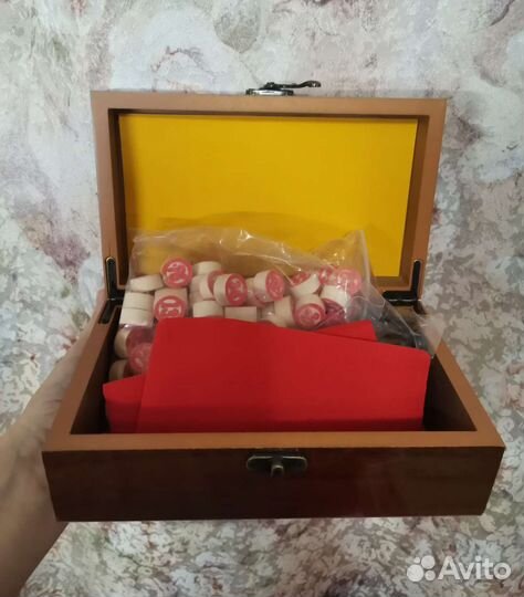 Новое Русское Лото в деревянной лакир. шкатулке