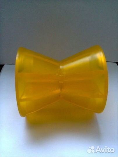 Ролик носовой прицепа L95 D87/54/13 мм PVC жёлт