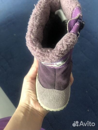 Зимняя обувь для девочки 25 размер