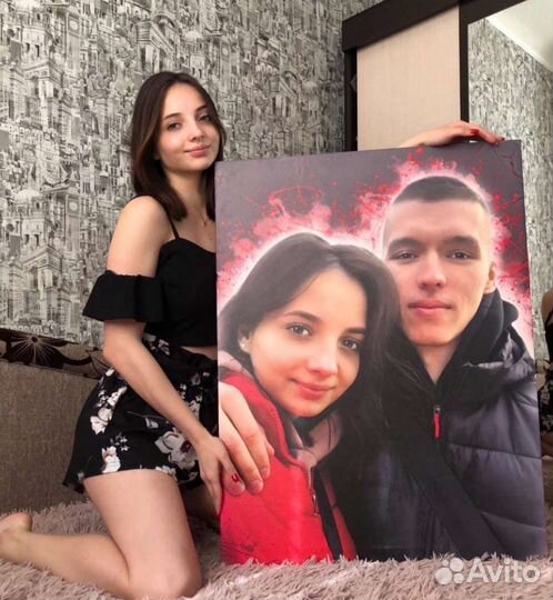 Портрет на холсте