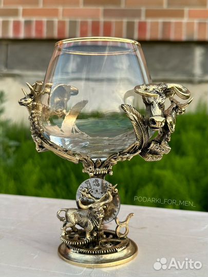 Бокалы для коньяка Телец бык