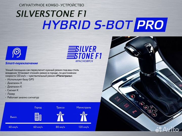 Комбо-устройство SilverStone F1 hybrid S-BOT PRO