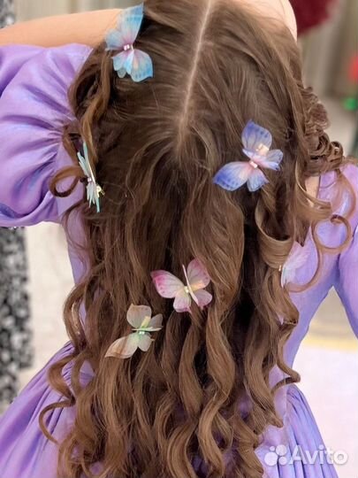 Заколки-бабочки