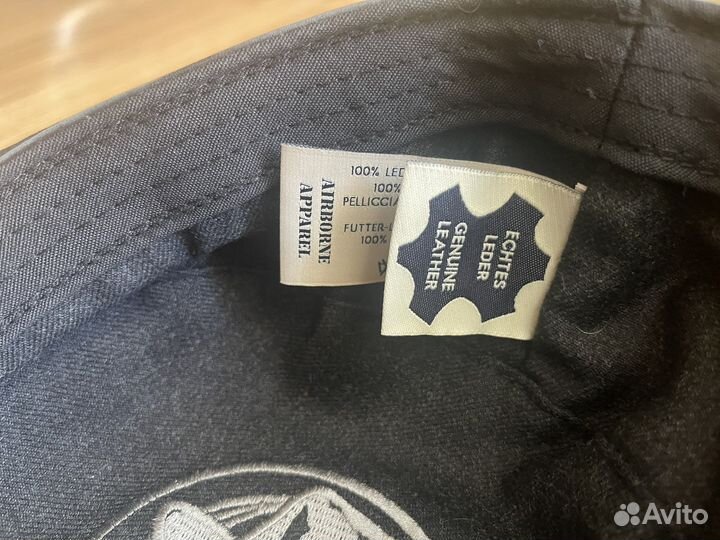 Мужская кожаная кепка