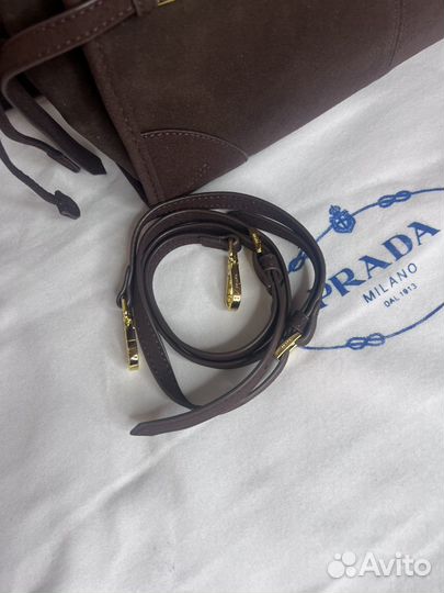 Сумка Prada замшевая