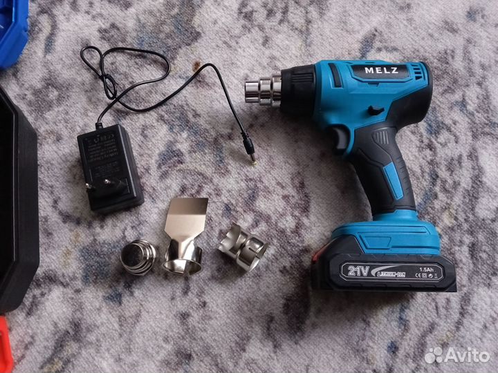 Фен строительный аккумуляторный бу