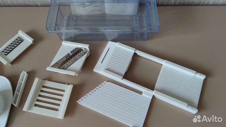 Овощерезка, терка ручная с контейнером, слайсер