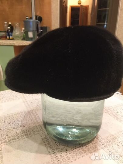 Меховая мужская кепка из норки