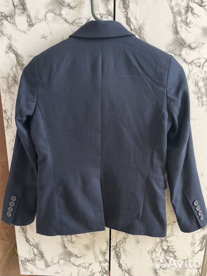 Школьный костюм для мальчика 128 тёмно-синий