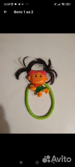 Резинка-игрушка для волос