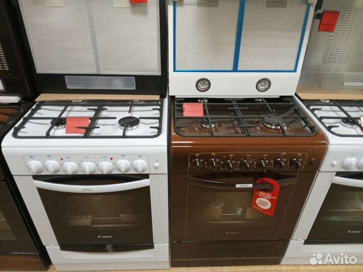 Плита газовая kraft KF-FSK6406aeblri новая