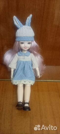 Шарнирная кукла 30 см с одеждой