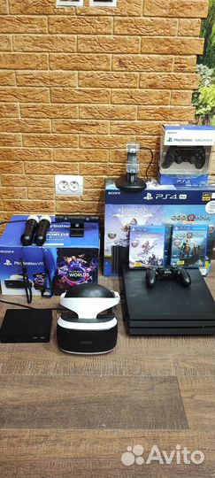 Sony playstation ps4 pro +vr