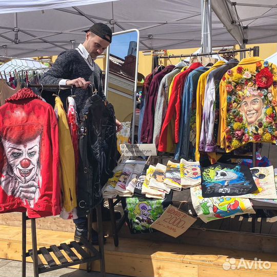 Авторская роспись одежды