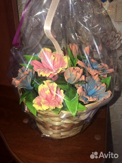 Букет цветов из мыла ручной работы