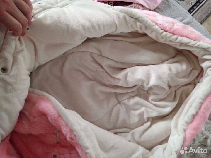 Конверт на выписку зимний для девочки