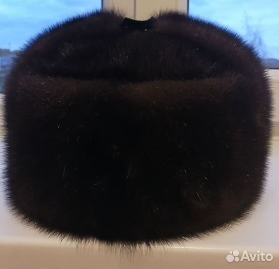 Норковая шапка мужская ушанка