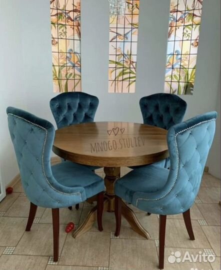 Стулья с каретной стяжкой мягкие