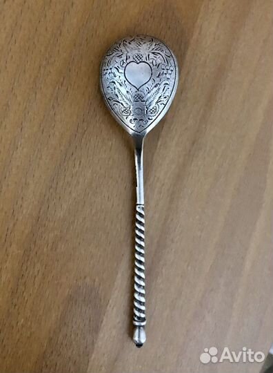 Ложка серебряная антикварная