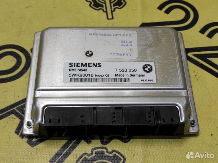 Блок управления двс Bmw X5 E53 M54B30 2003-2007