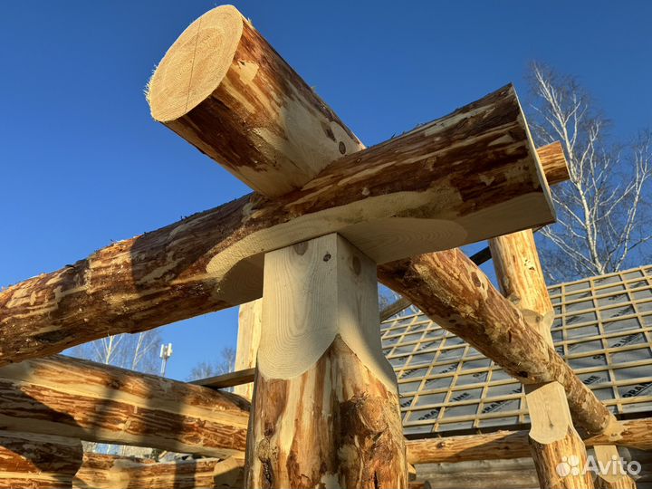 Готовый сруб в наличии 6х6 + терраса 2,5