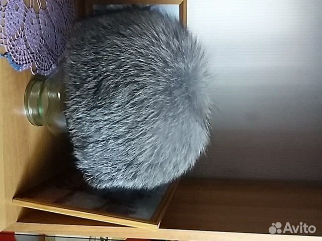Шапка из чернобурой лисы, р-р 56-58