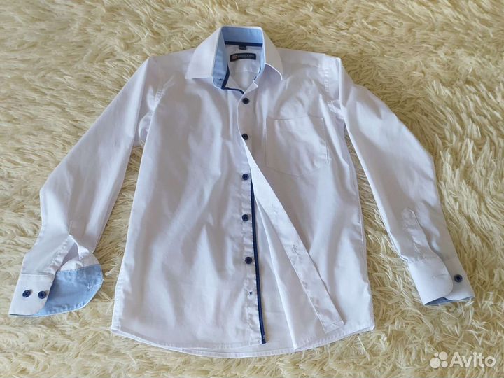 Рубашка белая для мальчика