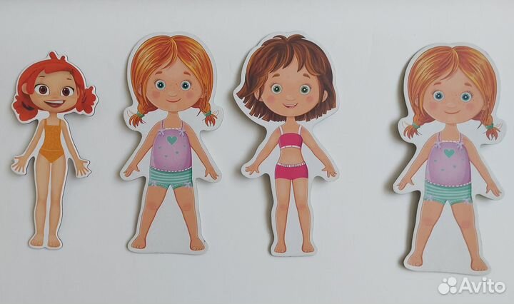 Игра магнитная одевашка