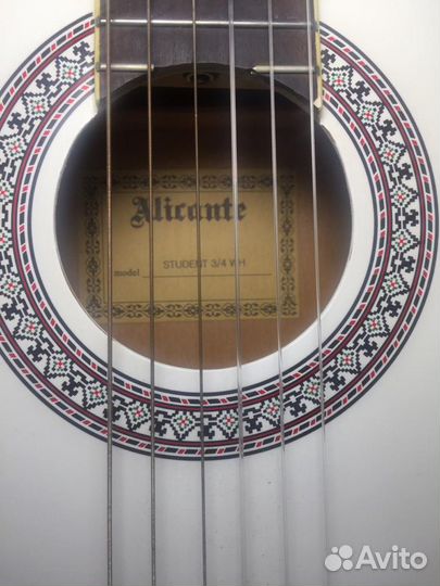 Гитара Alicante Student 3/4 WH