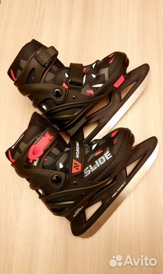 Коньки новые детские раздвижные 31-36