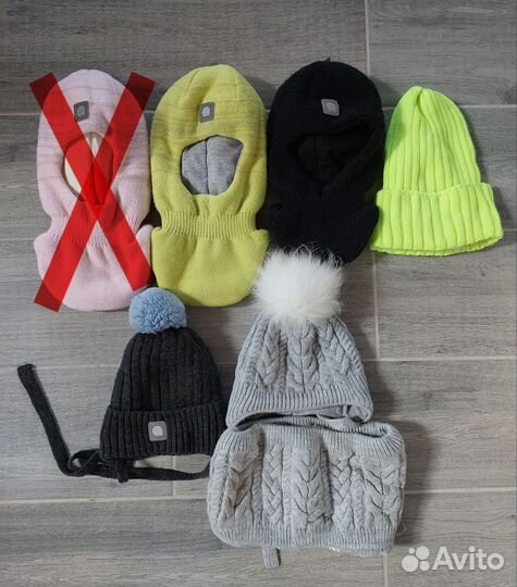 Шапки, шапки шлемы зимние рр 48