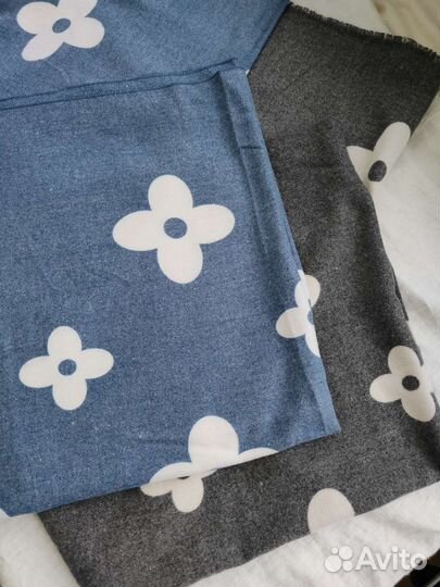 Палантин Venera, цвета синий и серый