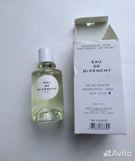 Туалетная вода eau de Givenchy