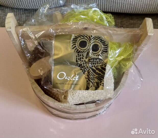 Набор для ухода за телом «Owlet» (щётки, мочалки и