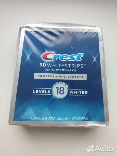 Отбеливающие полоски crest, 18 уровень