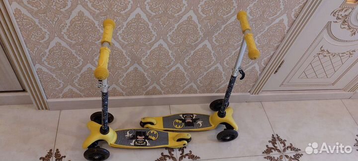 Самокат детский трехколесный бу