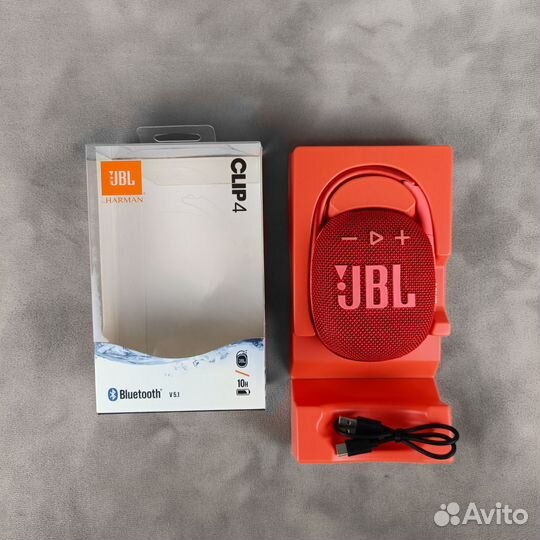 Bluetooth колонка JBL Clip 4 5W Красный