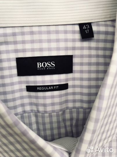 Рубашка мужская Hugo Boss 43,44 размер