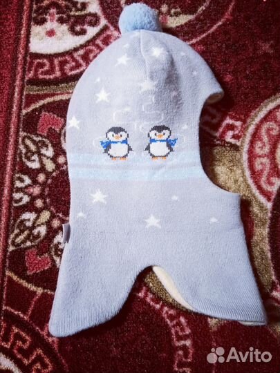 Шапка шлем для мальчика