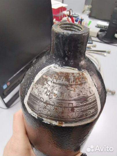 Баллон 2 литра 200 атм для кислорода 2-200Л