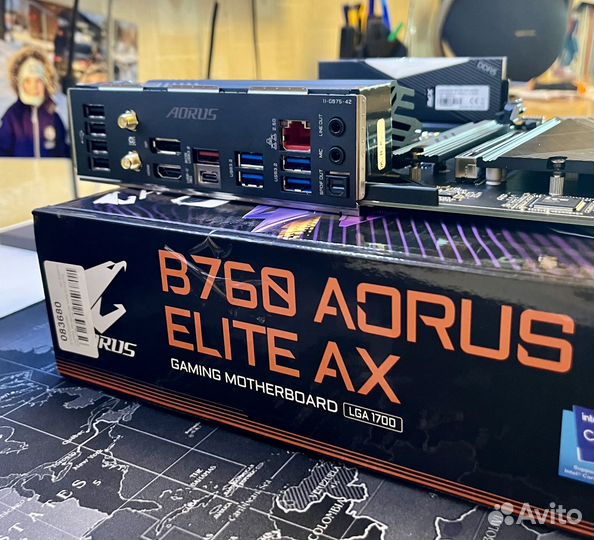 Материнская плата gigabyte B760 aorus elite AX