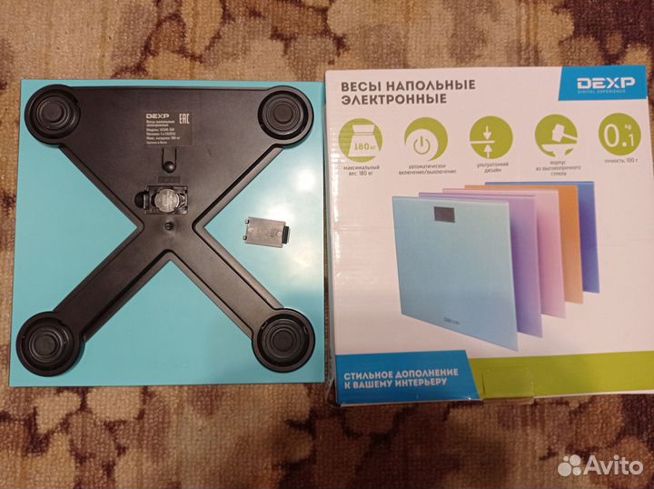Весы напольные электронные dexp