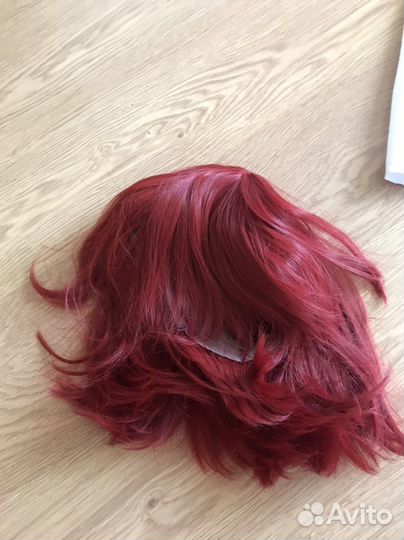 Парик Красный для косплея(химико)