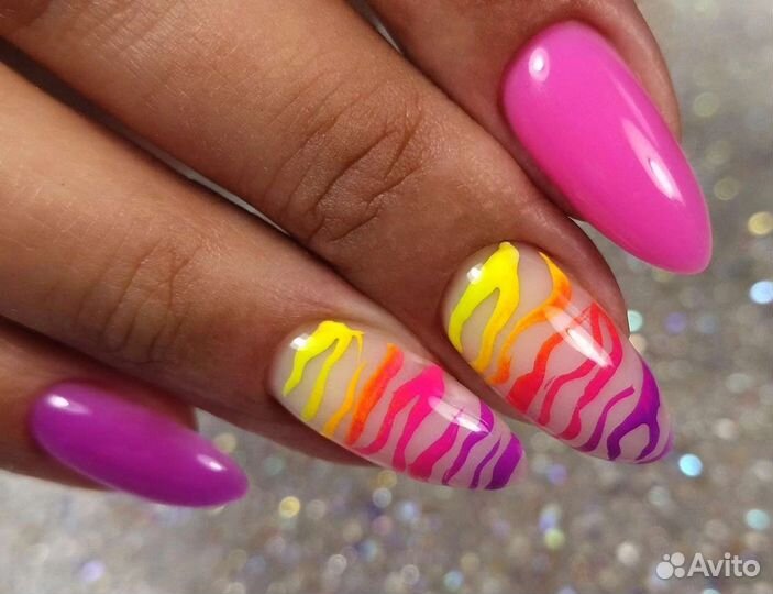 Маникюр, педикюр, гель лак, наращивание ногтей